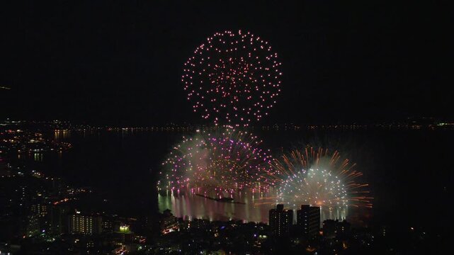 全国新作花火競技大会（諏訪湖花火）2012