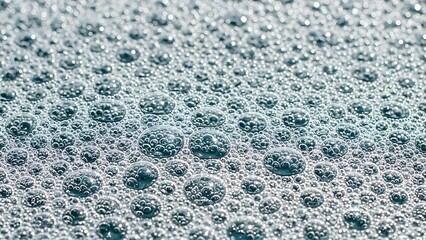 Obraz premium A close-up view of sparkling bubbles on a fizzy drink
