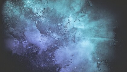 Fototapeta premium Captivating abstract background with a serene and moody blend of deep blues and purples, creating an ethereal cosmic atmosphere and textured visual interest