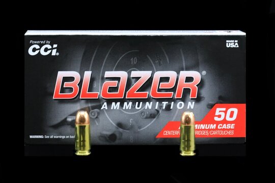 Blazer Bullet cartridge box from CCI Ammunition company