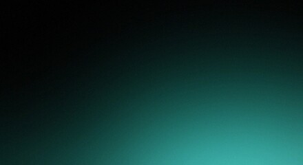 Fototapeta premium A serene gradient from deep black to tranquil teal hues illustration