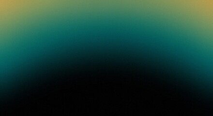 Obraz premium A serene gradient transitioning from vibrant green to deep ocean blue illustration