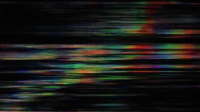 abstract colorful blurry digital glitch effect background