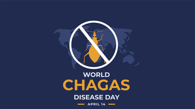 World Chagas Disease Day flyer illustration