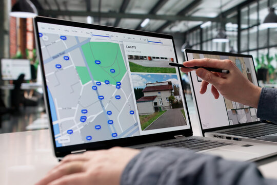Real Estate Professional Utilizing Technology