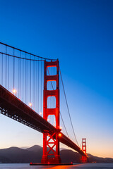 Fototapeta premium Golden Gate Bridge, San Francisco, California, USA