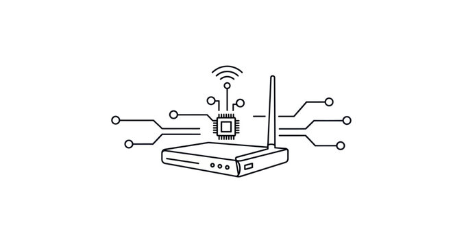 Wireless Router Connection Diagram.