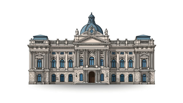 Large Building With Dome.