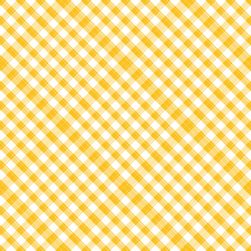 Yellow plaid seamless pattern background