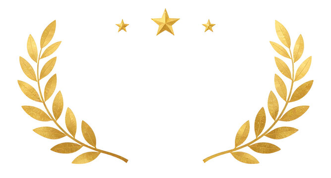 wreath, laurel, gold, golden, leaf, leaves, branch, branches, foliage, botanical, plant, olive, olivebranch, victory, award, honor, success, achievement, winner, champion, emblem, badge, crest, symbol