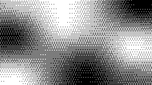 Bitmap effect Halftone Texture Gradient Pixel Dot. For web design app interfaces marketing graphic. Vector illustration