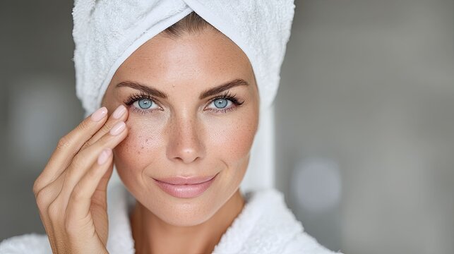 Skincare routine tips for glowing skin home beauty guide indoor close-up self-care