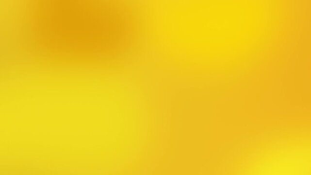Bright sunny yellow abstract gradient background with soft flowing light shapes and smooth color transitions. Warm and positive atmosphere with seamless loop animation, ideal for advertising marketing