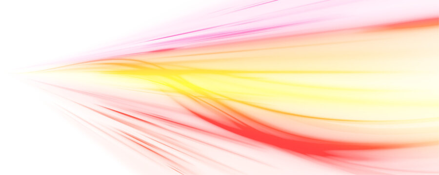 Expressway and vehicle headlights effect vivid speed motion and glowing light trails, cyberpunk-inspired data acceleration background with bright waves and vortex for PNG graphic design.	