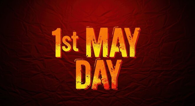 Labor day celebration on may 1st honoring workers' rights and achievements