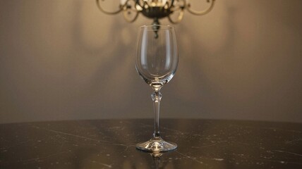 Crystal Wine Glass Chandelier