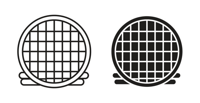 Stroopwafel cookies icon. web vector design