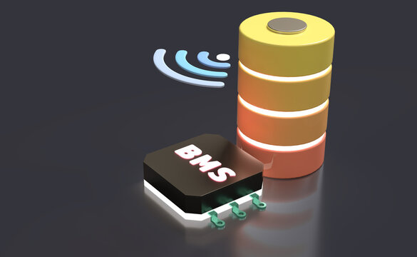 Wireless Battery Management System (wBMS): Smart monitoring chip communicates wirelessly with stacked batteries via radio waves for real-time performance tracking and safety control.