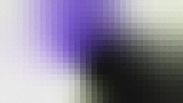 A minimalist abstract background featuring a smooth purple-to-black gradient overlayed with a subtle grid pattern and fine-grained noise texture.