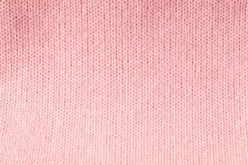Fototapeta premium Pink Knitted Fabric Texture