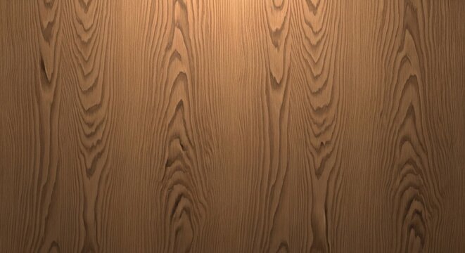 Seamless Wood Grain Texture Background with Warm Lighting.