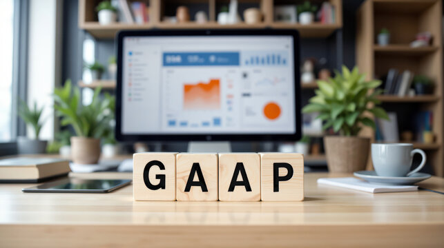 GAAP compliance under Generally Accepted Accounting Principles for financial reporting accuracy, audit preparation and accounting standards used in business records, disclosure and governance