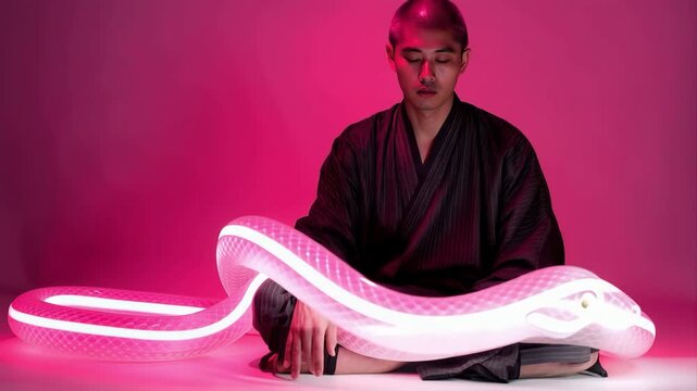 仮想空間に広がる未来都市
ディストピア風サイバーシーン