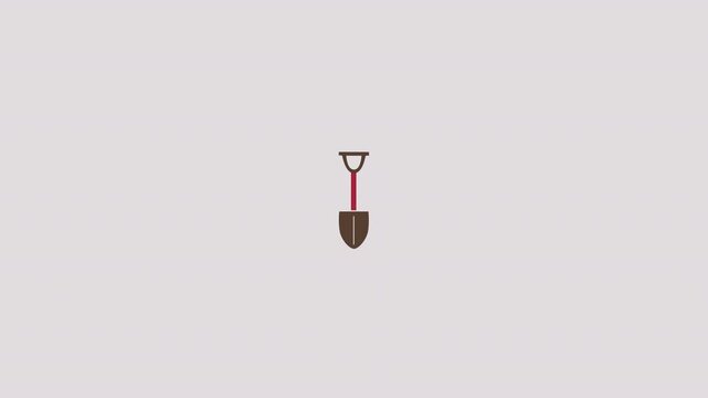 Shovel tool icon