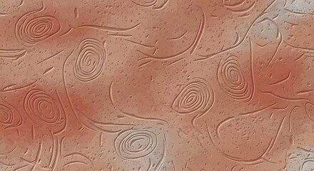 Fototapeta premium Textured Abstract Surface with Swirled Patterns in Warm Earth Tones
