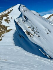 snow cornice avalanche risk Loveland Pass Colorado © Gary