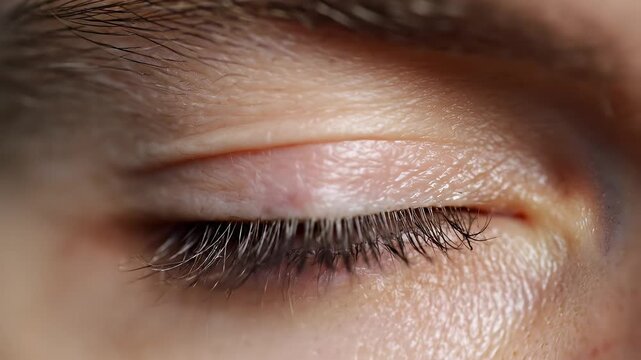 Closeup of a human eye