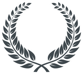 Obraz premium Classic Laurel Wreath Symbol of Victory Achievement and Recognition