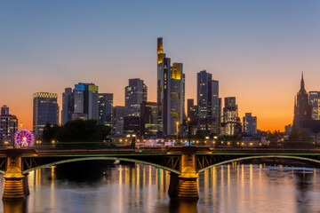Obraz premium Frankfurt´s Skyline