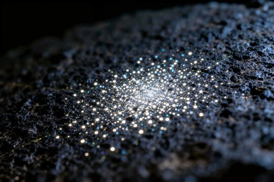  Random Bright Speckle Pattern from Laser Interference on Rough Surface
