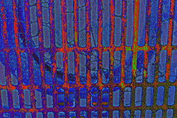 光の抽象美、非現実的な空間