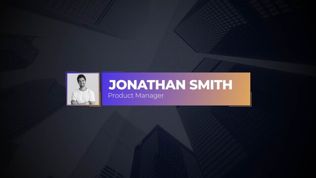 Soft Colors Lower Third 01