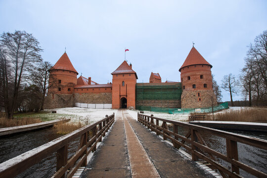 the island castle of trakai, lithuania