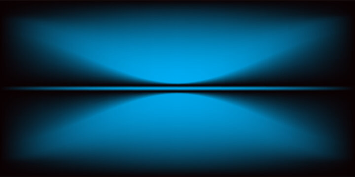 Abstract gradient podium background. blue empty 3d studio backdrop