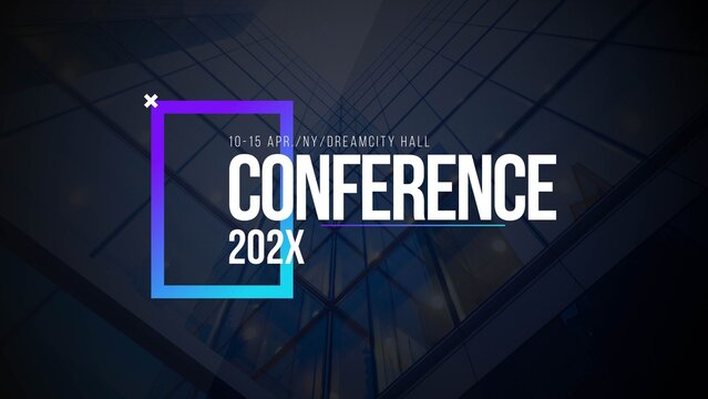 Minimal Event Promo Title 01 (4K)