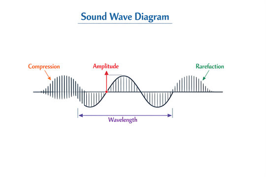 Sound Wave Explained | Compression, Rarefaction & Wavelength Diagram