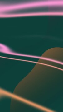 Abstract Pink Neon Lines.
