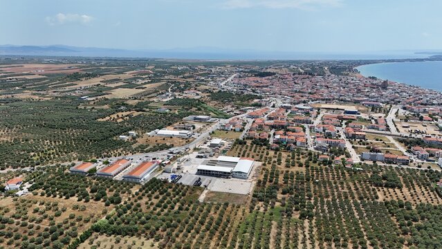Nea Moudania von oben