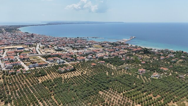 Nea Moudania von oben