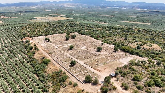 Antikes Olynthos in Chalkidiki, Griechenland