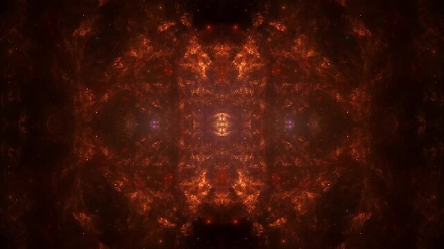 Abstract Background of Neon Colored Kaleidoscope Lights