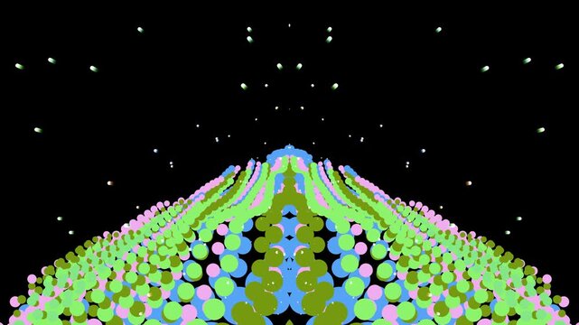 Vibrant Digital Art Animation.
