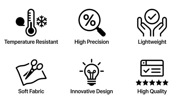 High precision temperature resistance, lightweight and soft, innovative and high-quality functional identification, representing comfortable and high-quality home textile clothing
