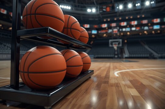AI Three Point Contest Rack Scene
