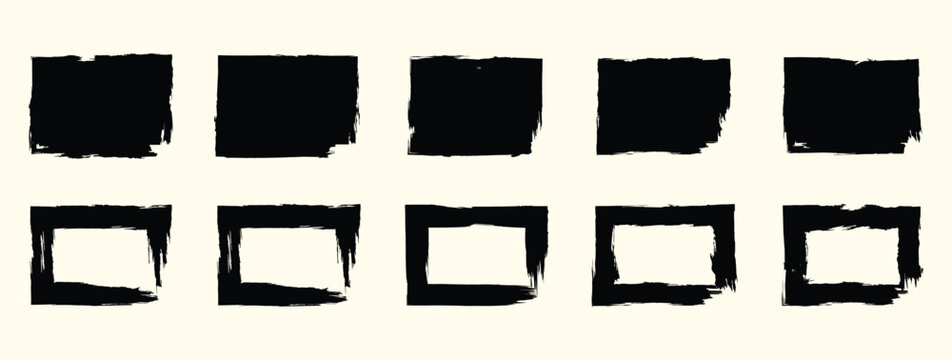 Paintbrush vector collection. Grunge elements, Brush stroke, ink paint brush, grunge lines .Paintbrush vector collection. Grunge elements, Brush stroke, ink paint brush, grunge lines. 