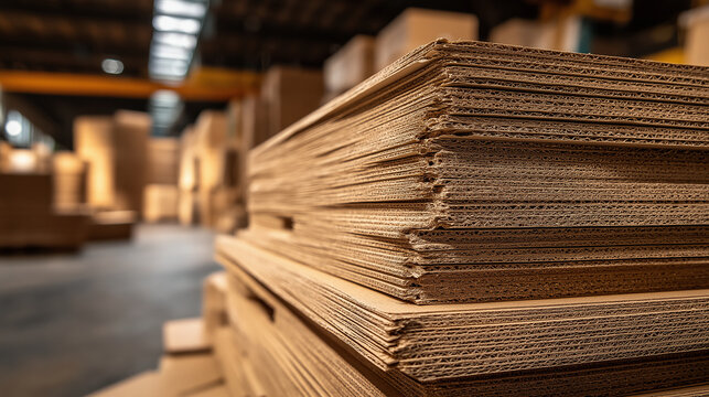 Heavy-duty shipping pallets made from 100% recycled cardboard.